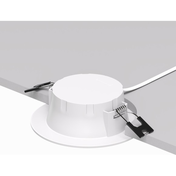 DK3048-WH Встраиваемый светильник, IP 20, 7Вт, LED, белый, пластик DK3048-WH Встраиваемый светильник, IP 20, 7Вт, LED, белый, пластик