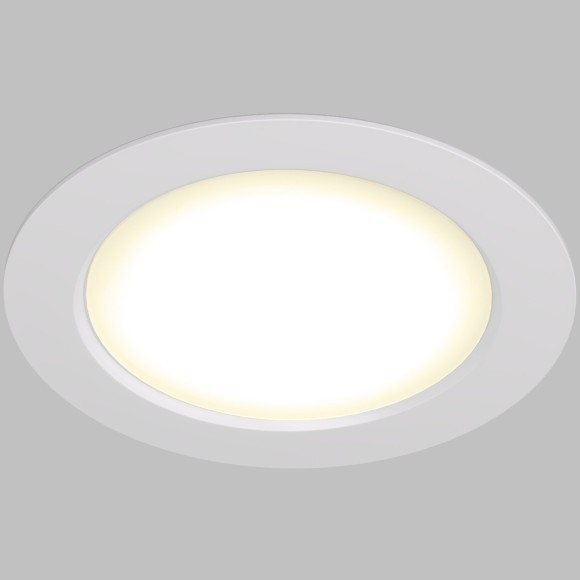 DK3048-WH Встраиваемый светильник, IP 20, 7Вт, LED, белый, пластик DK3048-WH Встраиваемый светильник, IP 20, 7Вт, LED, белый, пластик