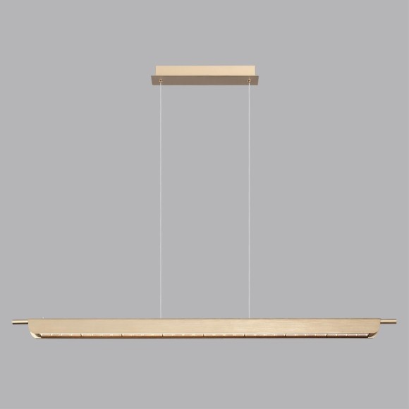 7018/40LA HIGHTECH Подвесной светильник c сенсорн. включением цв. тем-ры 2700-4000-5500K металл/акрил под латунь брашинг IP20 40W CRI 90 220V PUNTO