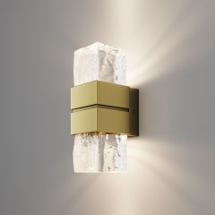 MOD505WL-L12BS3K Латунный настенный светодиодный светильник (бра) без выключателя 12Вт 3000К 900Лм CRI80 180° Maytoni Torris MOD505WL-L12BS3K Латунный настенный светодиодный светильник (бра) без выключателя 12Вт 3000К 900Лм CRI80 180° Maytoni Torris