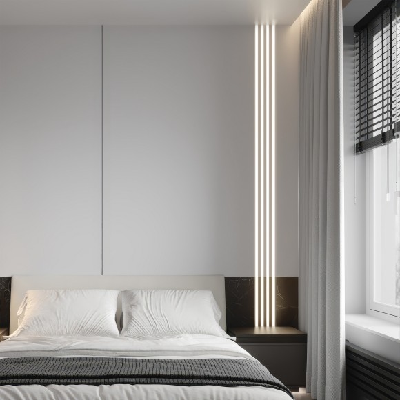 Профиль квадратный силиконовый 10х10 мм (тип В) PROFILED 50м/упак для LED ленты  Lightstar 441051