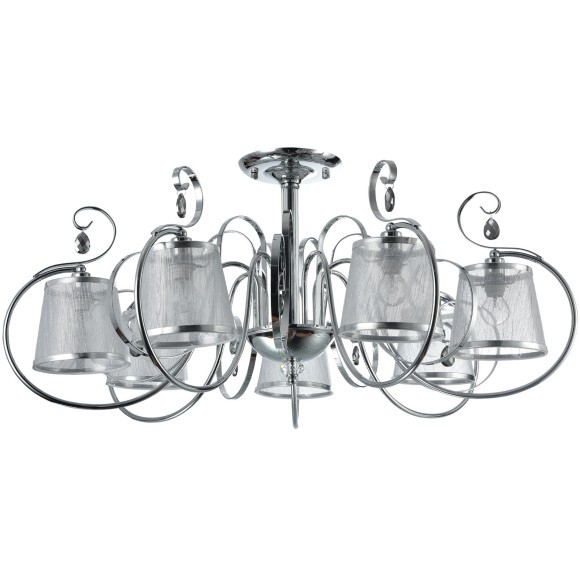 Люстра потолочная Freya FR2020-CL-07-CH Simone под лампы 7xE14 40W Люстра потолочная Freya FR2020-CL-07-CH Simone под лампы 7xE14 40W