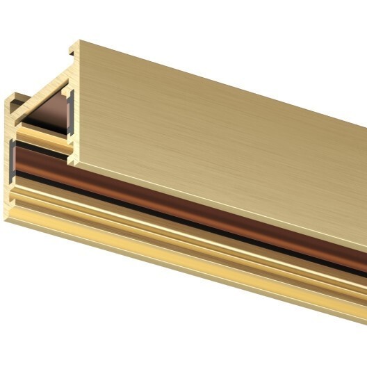 TR5716-SB Магнитный шинопровод 2м сатинированная латунь Denkirs Shine 48V