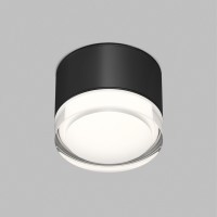 Накладной влагозащищенный светильник Denkirs AQUA DK-DH2610-BK (GX53, LED, IP44, черный)