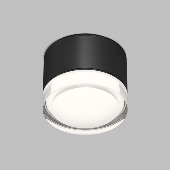 Накладной влагозащищенный светильник Denkirs AQUA DK-DH2610-BK (GX53, LED, IP44, черный)