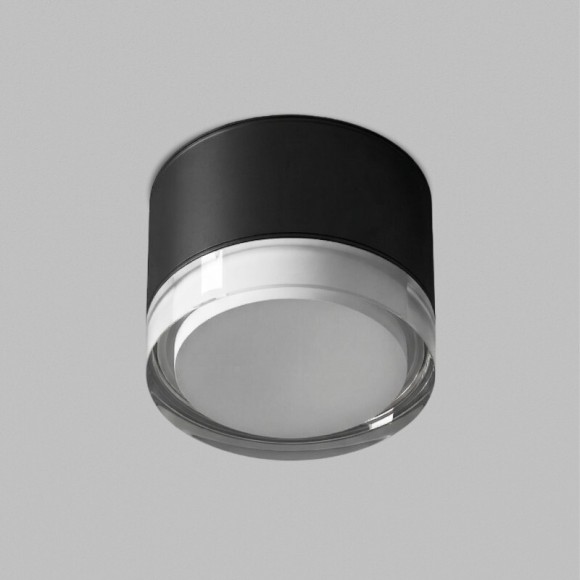 Накладной влагозащищенный светильник Denkirs AQUA DK-DH2610-BK (GX53, LED, IP44, черный)