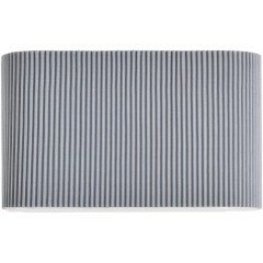 8328/2W Настенный светильник, бра, с серым текстильным плафоном шириной 20см, под сменные лампы E14 2x40W 220V Lumion GOFERA