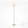 Напольный светильник (торшер) с благородным серым мрамором Maytoni Lira MOD483FL-01BS