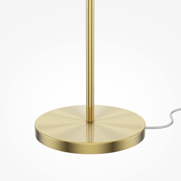 Напольный светильник (торшер) с благородным серым мрамором Maytoni Lira MOD483FL-01BS