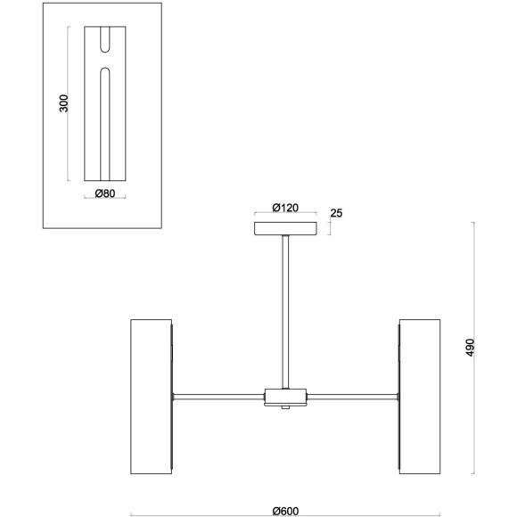 Потолочный светильник Freya FR5368CL-10BS