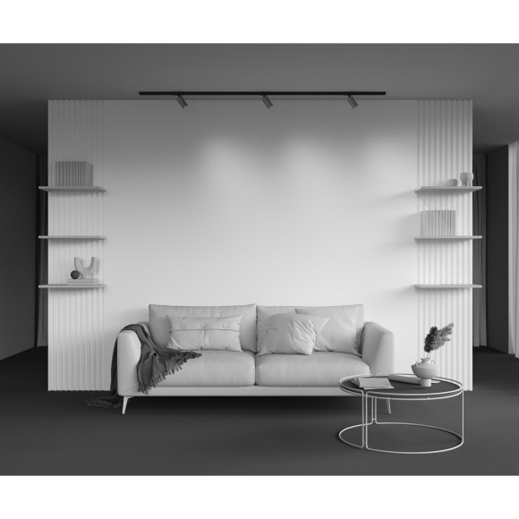 Однофазный двужильный трековый светильник Maytoni Unity TR218-1-GU10-BS Calipso под сменную лампу GU10