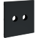 VLS001607 Накладка для розетки телевизионной оконечной TV+SAT (Телевизионный + Спутниковый) графитового цвета VOLTUM S70 (графит)