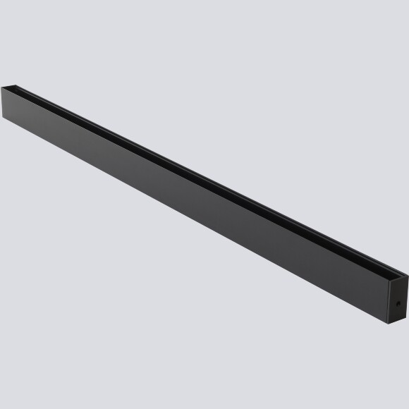 Crystal Lux CLT 0.115 01 L2000 BL 1407/032 Черный накладной или подвесной магнитный шинопровод 2 метра, 2000x57x31мм IP20 220V