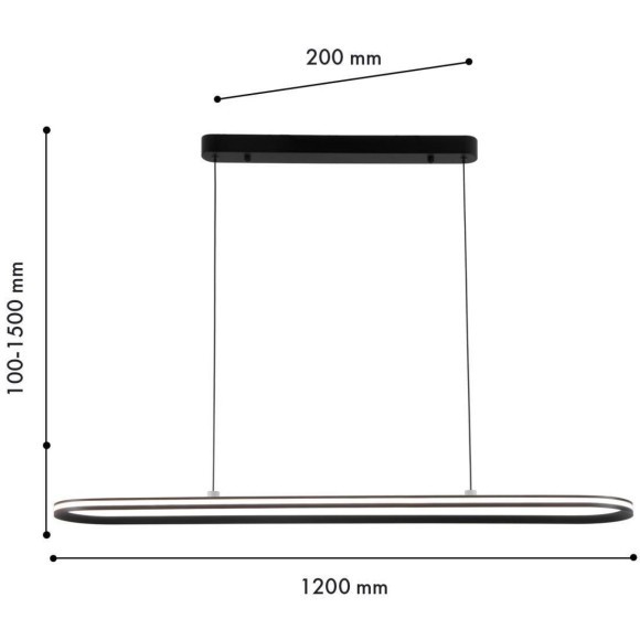 Подвесной светильник Ovalitet 4275-12P