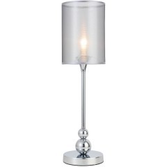 SLE107104-01 Прикроватная лампа Хром/Серебристый E14 1*40W PAZIONE