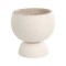428197 KILMIHIL Кашпо керамическое кремовое H350 глина, скандинавский стиль, пластиковая арматура бежевая