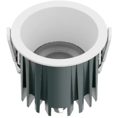 Favourite Notio 4818-1C Белый круглый встраиваемый светодиодный светильник-спот downlight диаметром 83 мм, металл, стекло LED 12Вт 4000K 1299Лм CRI90 36° IP54 220В