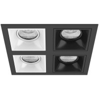Встраиваемый светильник Lightstar D54706060707 Domino под лампы 4xGU5.3 200W