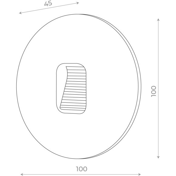 SL9501.541.01 Светильник уличный настенный ST-Luce Белый LED 1*1W 4000K VISANO