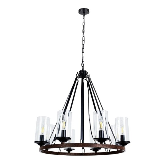 Люстра подвесная Arte Lamp A7014SP-8BK DALIM под лампы 8xE14 60W