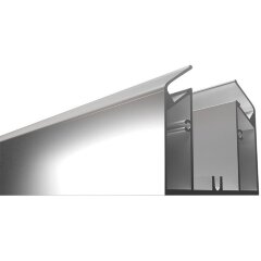 Профиль 2м для монтажа накл. шинопровода в гарпунный натяжной потолок Space 48V Crystallux CLT 0.223 05 3000 AL