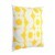 420245 Подушка декоративная TSUNAN, L450, B450, наволочка: 100% полиэстер, белый, жёлтый  наполнитель: 100% полиэстер