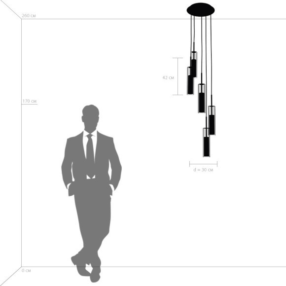 Подвес Cilino Lightstar 756052 Подвес Cilino Lightstar 756052