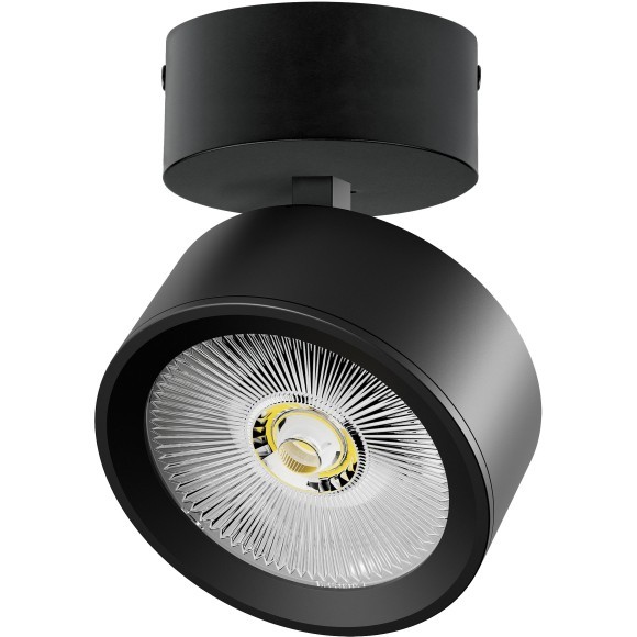 Черный накладной поворотный светодиодный спот 30Вт 36° CRI90 3000К 3510Лм Alta Pro Lightstar A5637SO