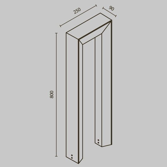 Уличный ландшафтный графитовый светодиодный светильник LED 12W RA80 550лм 3000К Maytoni Outdoor Frama O469FL-L12GF3K Уличный ландшафтный графитовый светодиодный светильник LED 12W RA80 550лм 3000К Maytoni Outdoor Frama O469FL-L12GF3K