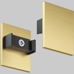 TR5735H-SB Торцевые заглушки 2шт (при монтаже с экраном) Denkirs Shine 48V