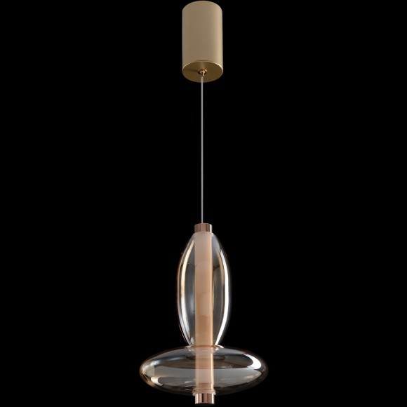 Светильник подвесной Crystal Lux QUASAR SP7W LED AMBER 3790/207