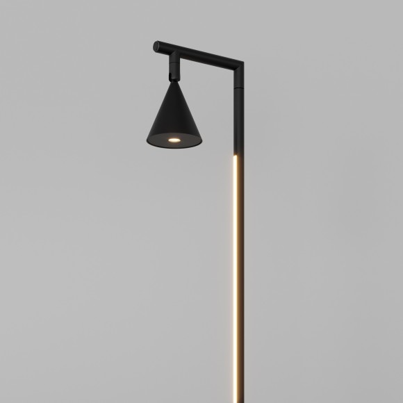 MOD489FL-L20B3K Напольный светильник (торшер) с возможностью раздельного включения плафона и ножки Maytoni Stripe