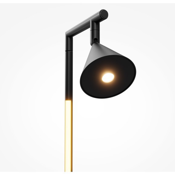 MOD489FL-L20B3K Напольный светильник (торшер) с возможностью раздельного включения плафона и ножки Maytoni Stripe