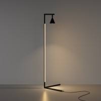 MOD489FL-L20B3K Напольный светильник (торшер) с возможностью раздельного включения плафона и ножки Maytoni Stripe
