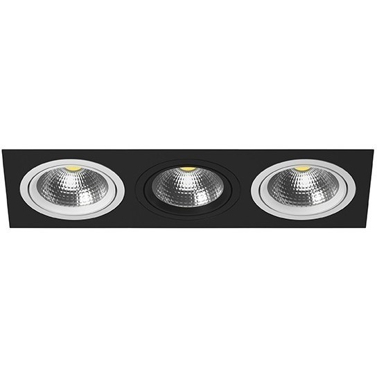 Встраиваемый светильник Lightstar i837600706 Intero 111 под лампы 3xGU10 150W