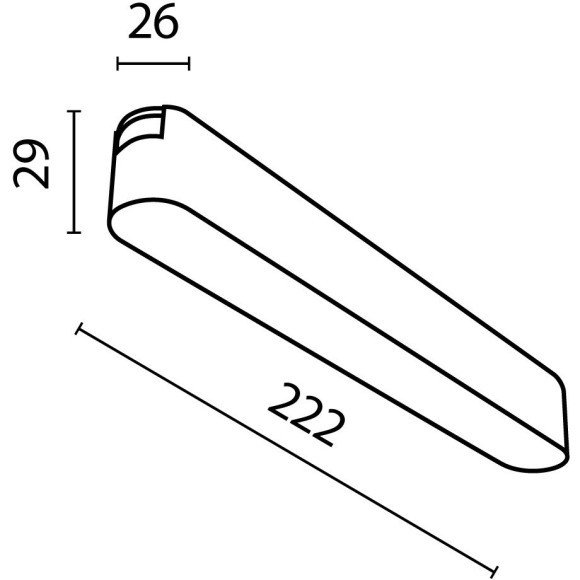 TR080-1-12W4K-B Трековый магнитный светодиодный светильник Maytoni Radity 48V CRI90+ 4000К 850Лм 120° 12Вт