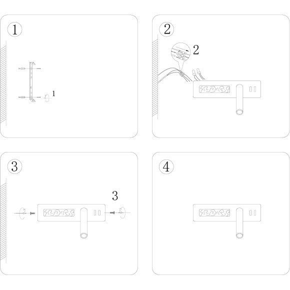 4692-1W Настенный черный светодиодный светильник с доп. подсветкой и 2 независимыми включателями 6.5Вт+16Вт, 55Лм+1470Лм, 4000K