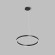 DK6272-BK Светильник подвесной ввиде черного кольца с переключателем цветовой температуры Denkirs RAYDIA 40 Вт 3000–4000К