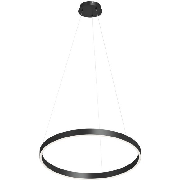 DK6272-BK Светильник подвесной ввиде черного кольца с переключателем цветовой температуры Denkirs RAYDIA 40 Вт 3000–4000К