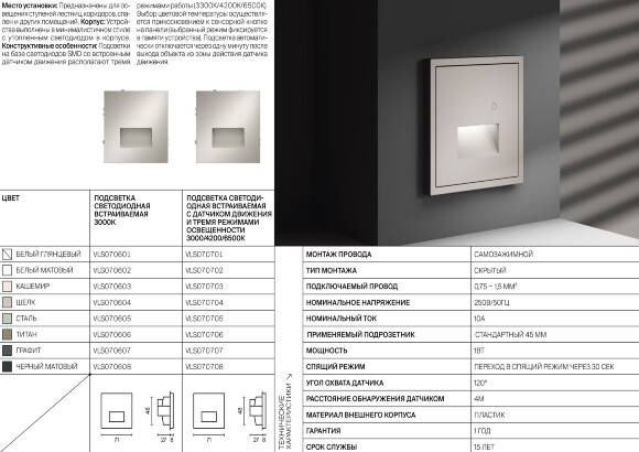VLS002314 Накладка для подсветки светодиодной коричневого цвета VOLTUM S70 (купучино)