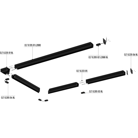 Crystal Lux CLT 0.135 01 L2000 BL 1407/031 Черный 2 метровый шинопровод встраиваемый в гарпунные (ПВХ) потолки, 2000x62x51мм (гарпун покупается отдельно, арт CLT 0.235 07 BL 1408/110) Crystal Lux CLT 0.135 01 L2000 BL 1407/031 Черный 2 метровый шинопровод встраиваемый в гарпунные (ПВХ) потолки, 2000x62x51мм (гарпун покупается отдельно, арт CLT 0.235 07 BL 1408/110)