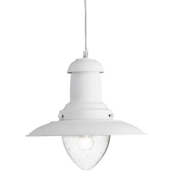 Подвесной светильник с 1 плафоном Arte Lamp A5530SP-1WH FISHERMAN под лампу 1xE27 100W