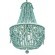 Люстра Chanteuse Chandelier Turquoise By Imperiumloft