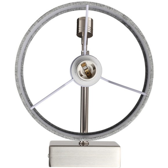 8251/2W MODERNI LN25 000  никель/серый, металл/текстиль бра Е14 40W + LED 3W 4000K 220V NIKKI