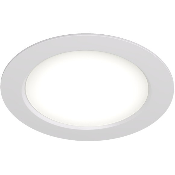 DK3049-WH Встраиваемый светильник, IP 20, 7Вт, LED, белый, пластик