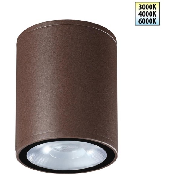 Светильник ландшафтный с переключателем цветовой температуры 3000К\4000К\6000К IP65 LED NOVOTECH TUMBLER 359536