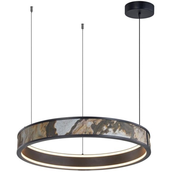 4598-1P, подвесная люстра, D590xH300/1500, LEDx40W, 440LM, 4000K, CRI>90, included