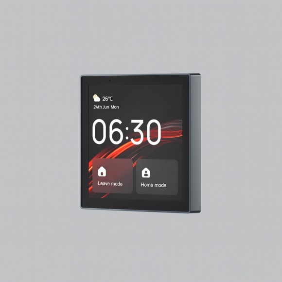 DK7405-BK Сенсорная беспроводная панель управления умным домом (SMART светильниками) поддержка Wi-Fi / Zigbee 3.0 / Bluetooth, Tuya / Smart Life / Алиса), алюминий + закалённое стекло DK7405-BK Сенсорная беспроводная панель управления умным домом (SMART светильниками) поддержка Wi-Fi / Zigbee 3.0 / Bluetooth, Tuya / Smart Life / Алиса), алюминий + закалённое стекло