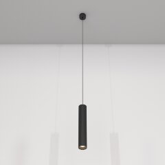 Подвесной светильник цилиндр Maytoni P072PL-L12B4K Focus LED светодиодный LED 12W
