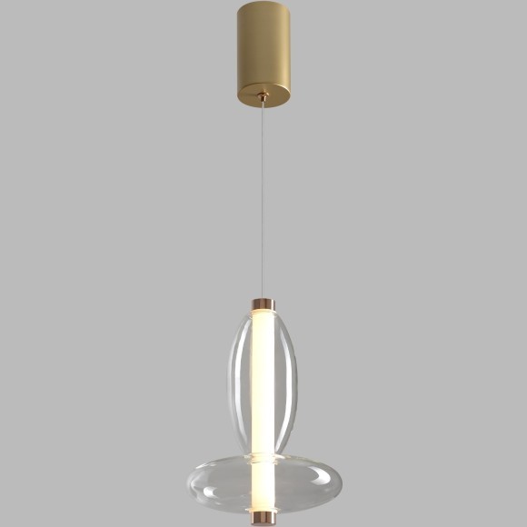 Светильник подвесной Crystal Lux QUASAR SP7W LED TRANSPARENT 3791/207